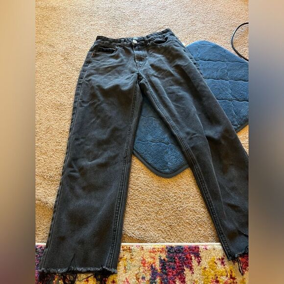 Blue savy black raw hem jeans 5/27 - Picture 3 of 8